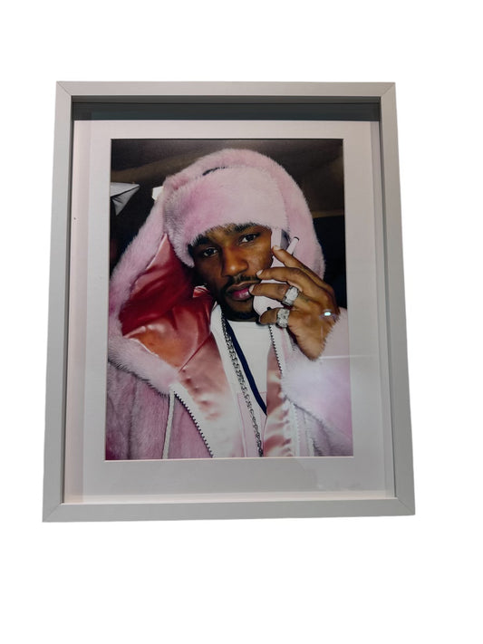 Framed Iconic Pink Cam'ron