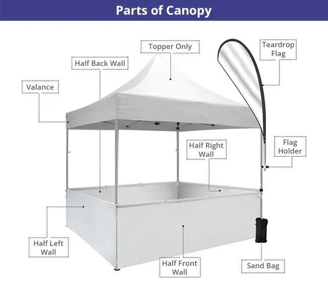 Custom Event Tent (Full Color)